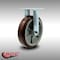 Service Caster 8 Inch Stainless Steel Polyurethane Wheel Rigid Caster with Roller Bearing SCC SCC-SS30R820-PPUR - alternate 5